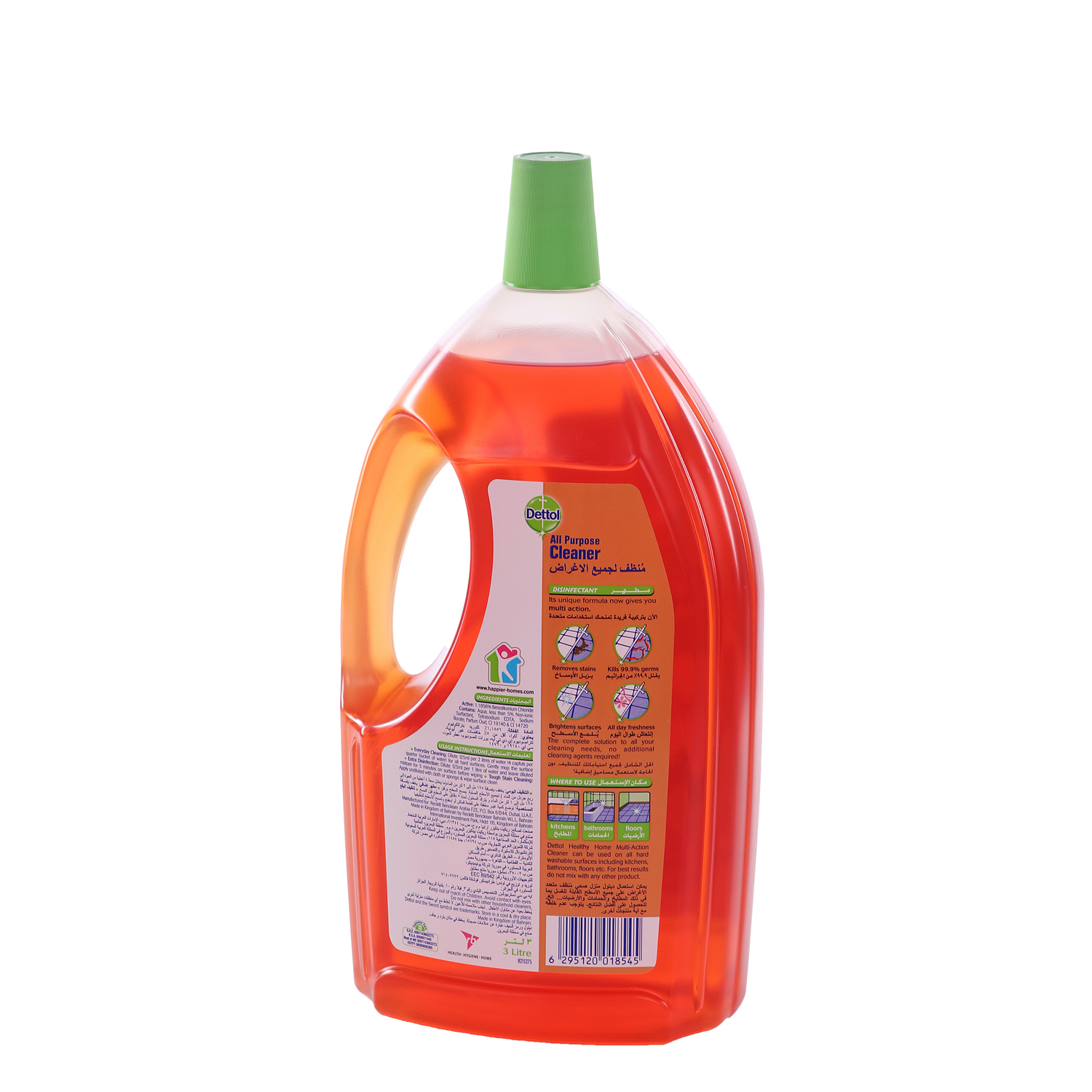 Dettol Multi Action Cleaner 4 In 1 Oud 3Ltr