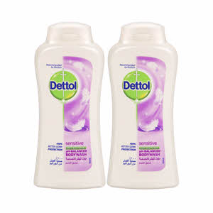 Dettol Sensitive Anti-Bacterial Body Wash 250ml × 2PCS