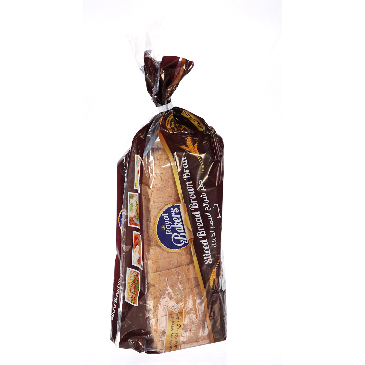 Royal Slicesd Bread Brown Bran Medium 485 g