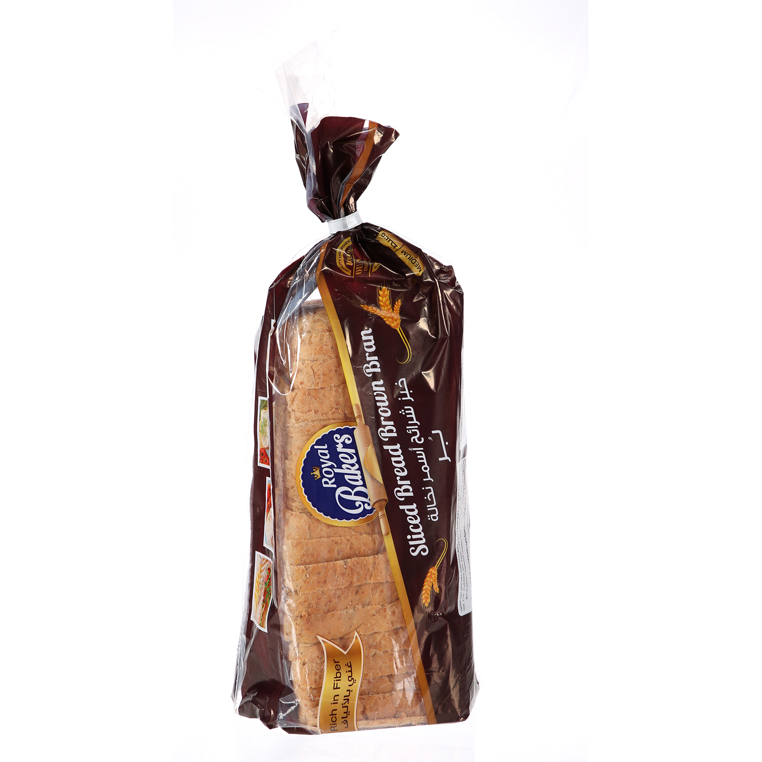 Royal Slicesd Bread Brown Bran Medium 485 g