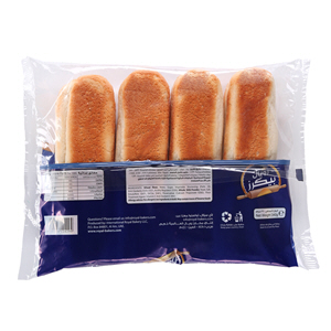 Royal Bread Rolls White 8Inch 340 g × 4 Pieces