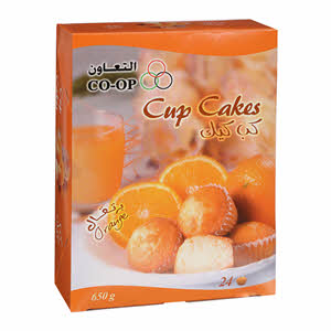 Co-Op Cup Cake Orange 24 × 27 g