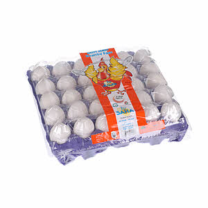 Saha Dubai White Eggs Large 30 Pack