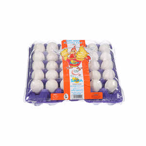 Saha Dubai Eggs White Small 30'S