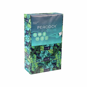 Peacock Tissue Deluxe 2 Ply 150 Pieces