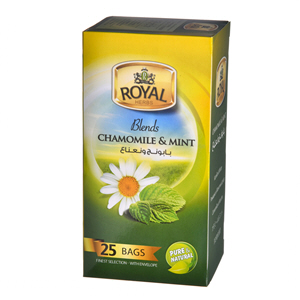 Royal Camomile & Mint Tea Bags 1.5 g × 25 Pack