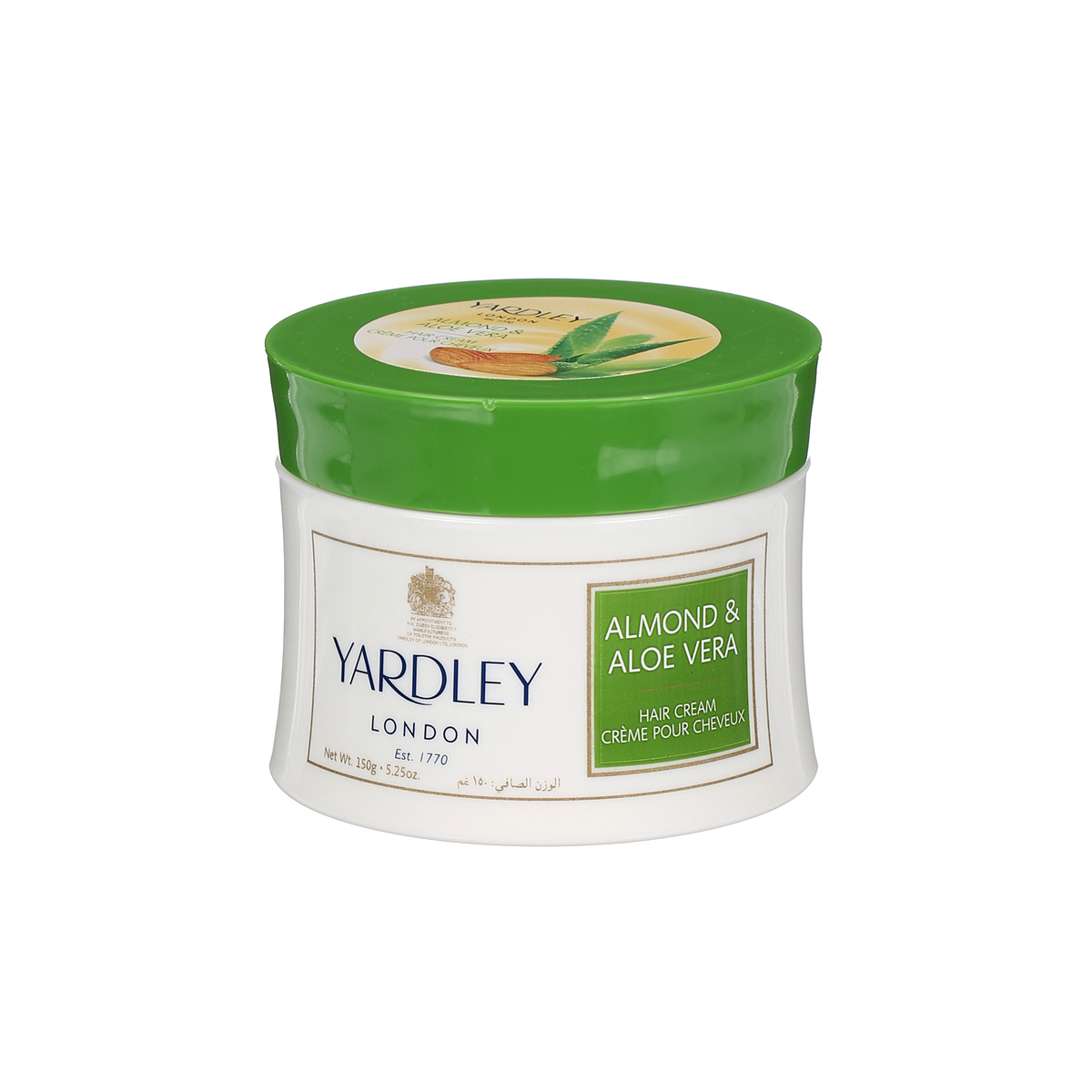 Yardley Hair Cream Almond & Aloe 150gm | Sharjah Co-operative Society