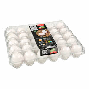 Ova Plus Medium White Egg Tray 30 Pieces