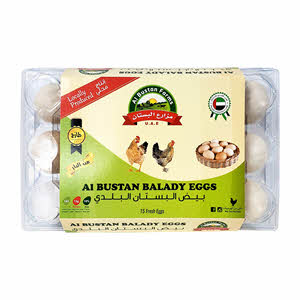 Al Bustan Farms Baladi Egg 15 Pack