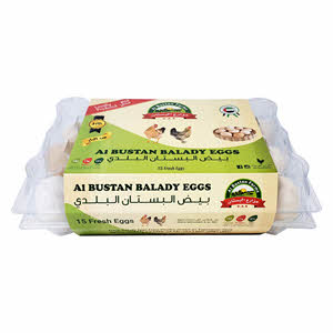 Al Bustan Farms Baladi Egg 15 Pack