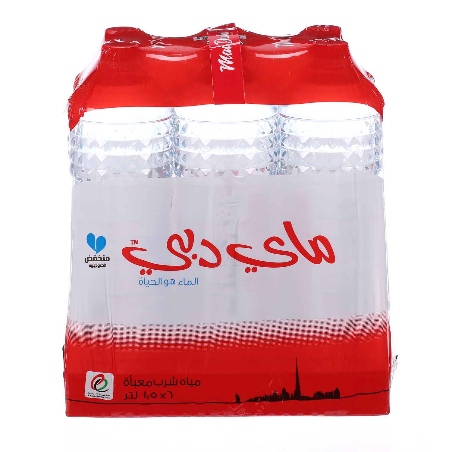 Mai Dubai Drinking Water Bottle 1.5 L × 6 Pack