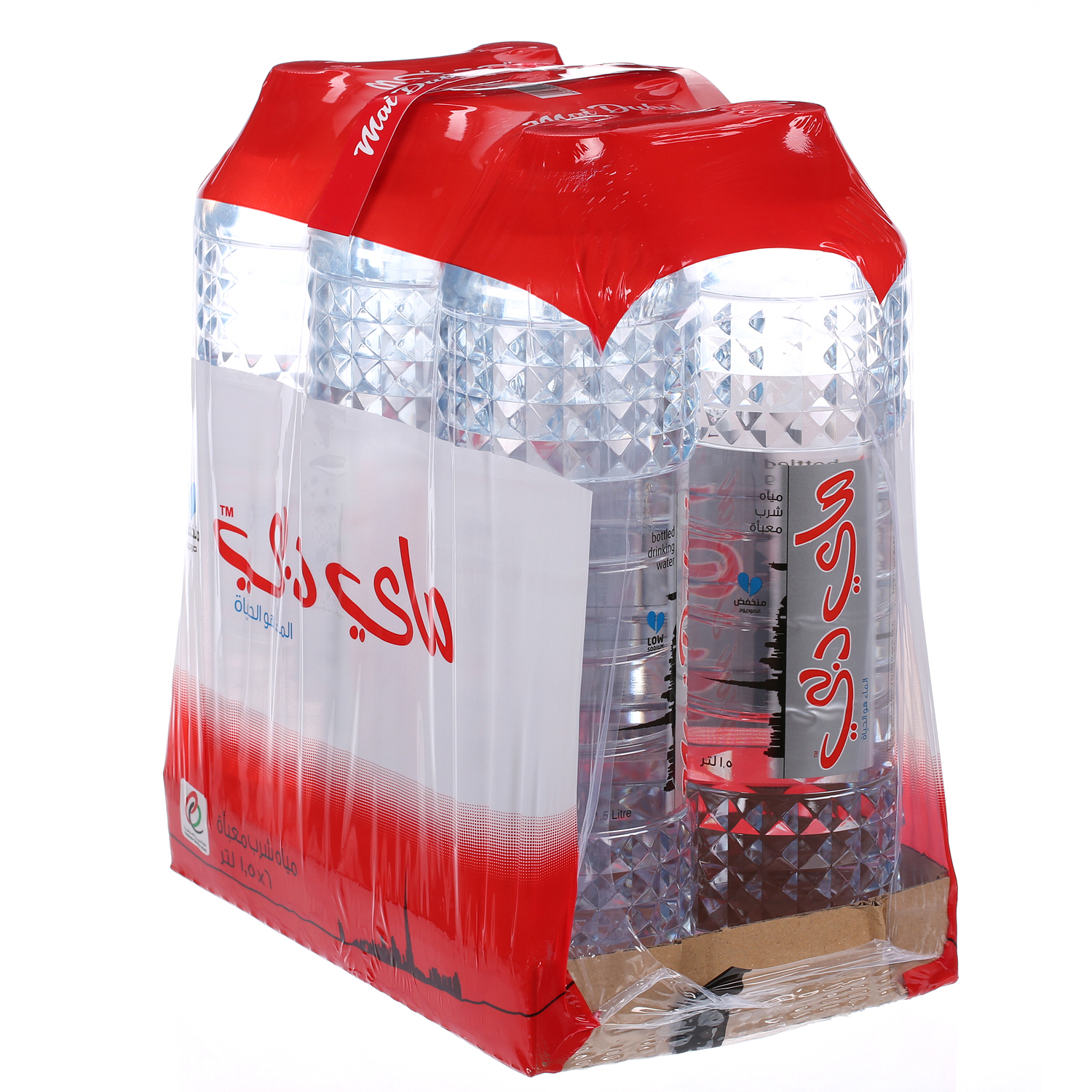 Mai Dubai Drinking Water Bottle 1.5 L × 6 Pack