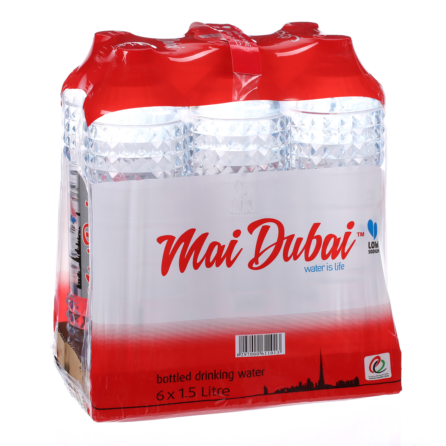 Mai Dubai Drinking Water Bottle 1.5 L × 6 Pack