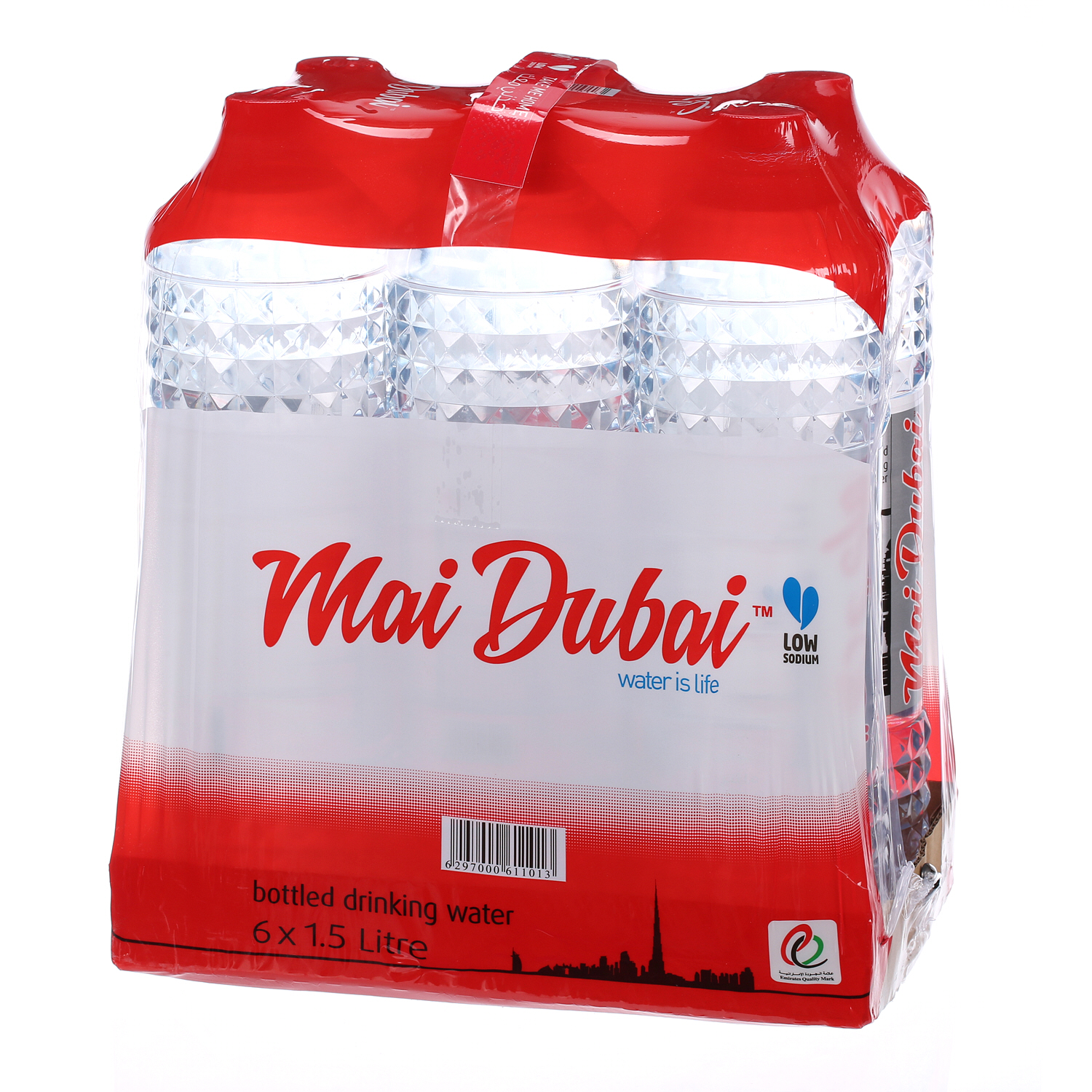 Mai Dubai Drinking Water Bottle 1.5 L × 6 Pack