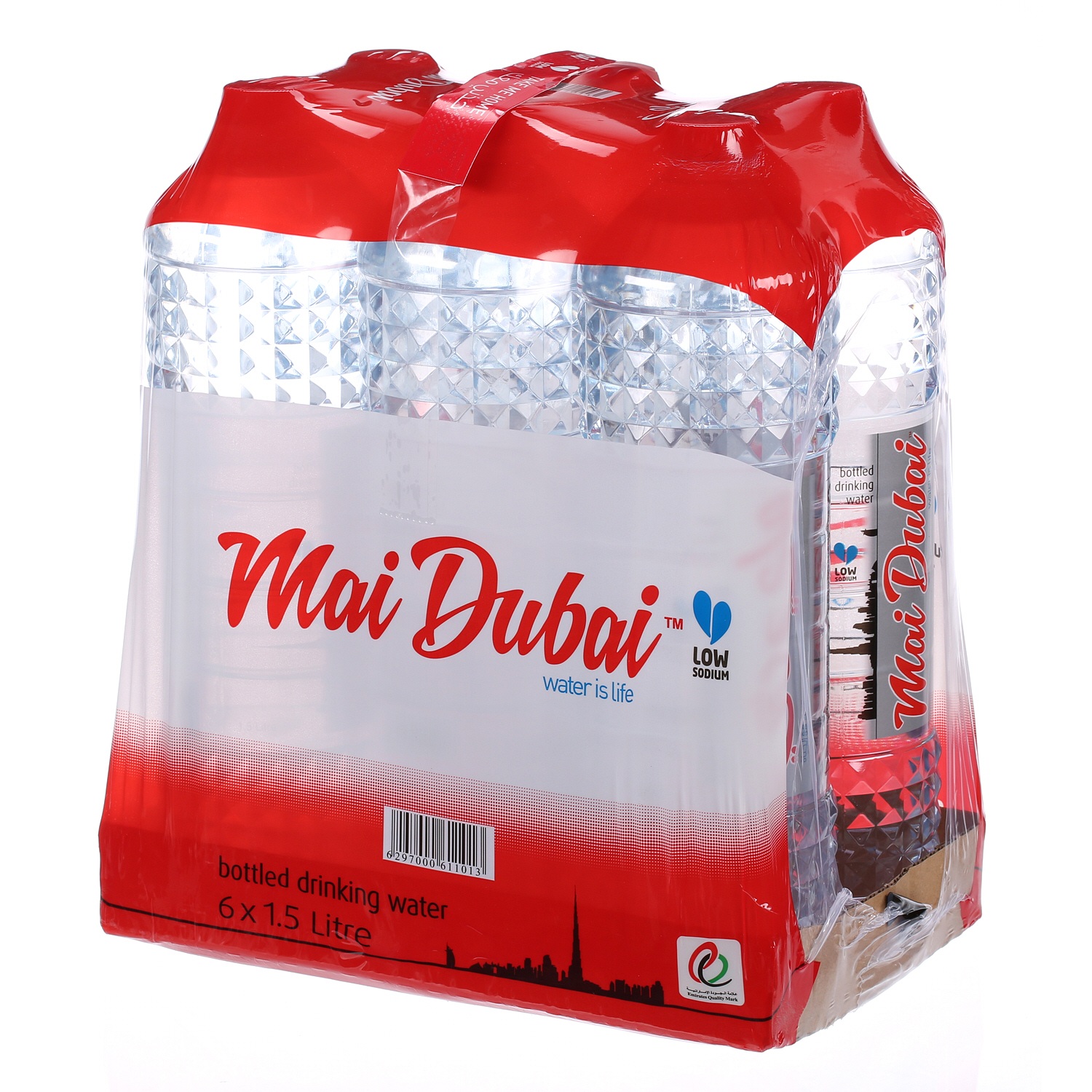 Mai Dubai Drinking Water Bottle 1.5 L × 6 Pack