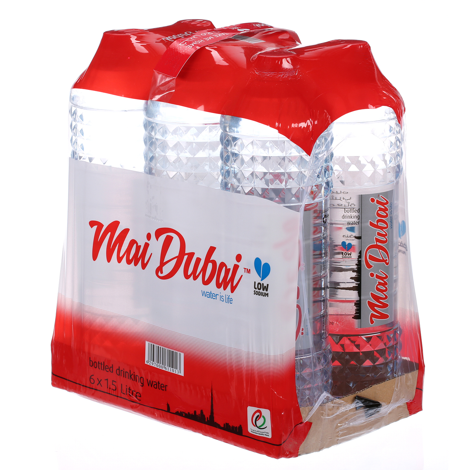 Mai Dubai Drinking Water Bottle 1.5 L × 6 Pack