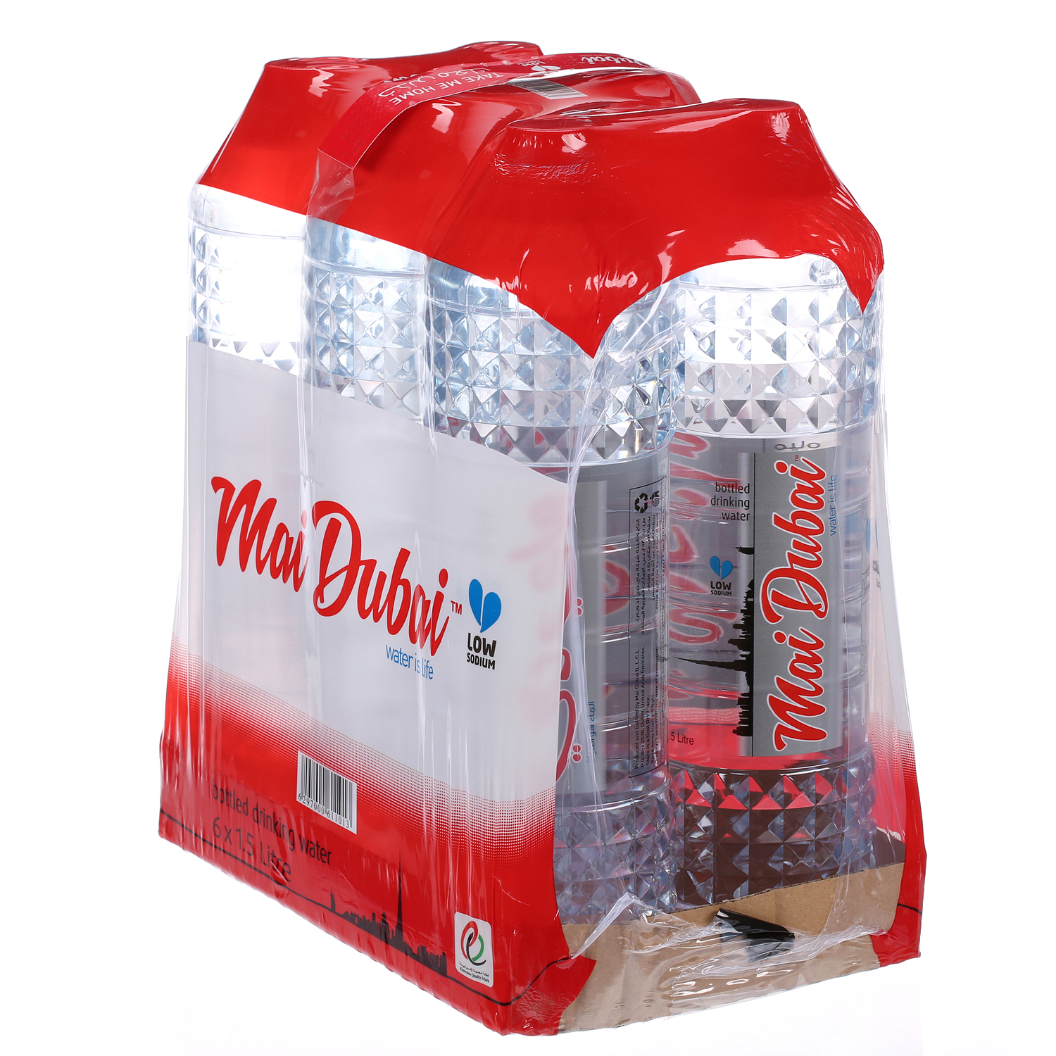 Mai Dubai Drinking Water Bottle 1.5 L × 6 Pack