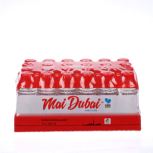 Mai Dubai Drinking Water Bottle 200 ml × 24 Pack