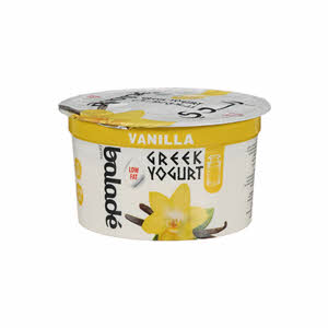 Balade Greek Yoghurt Low Fat Vanilla 180 g