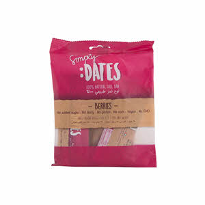 Simply Dates Bar Berries 30gm × 5PCS