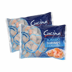 Cucina Jumbo Shrimps 800 g x 1 + 1 Free