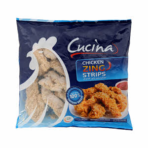 Cucina Chicken Zing Strips 800 g