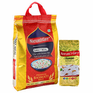 Natures Gift Classic Basmati Rice 5+1 Kg