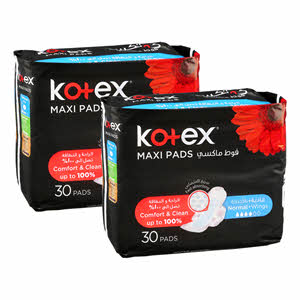 Kotex Maxi Slim Normal Coco 2X30S