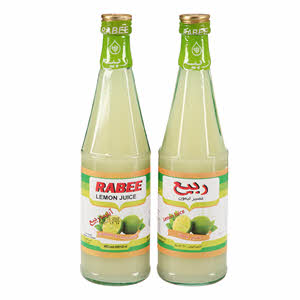 Rabee Lemon Juice 430 ml x 2 Pieces