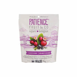 Patience Organic Dried 3 Mix Berries196gm