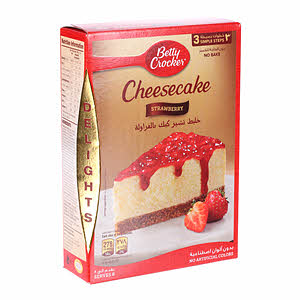 Betty Crocker Cheese Cake Strawberry 360 g