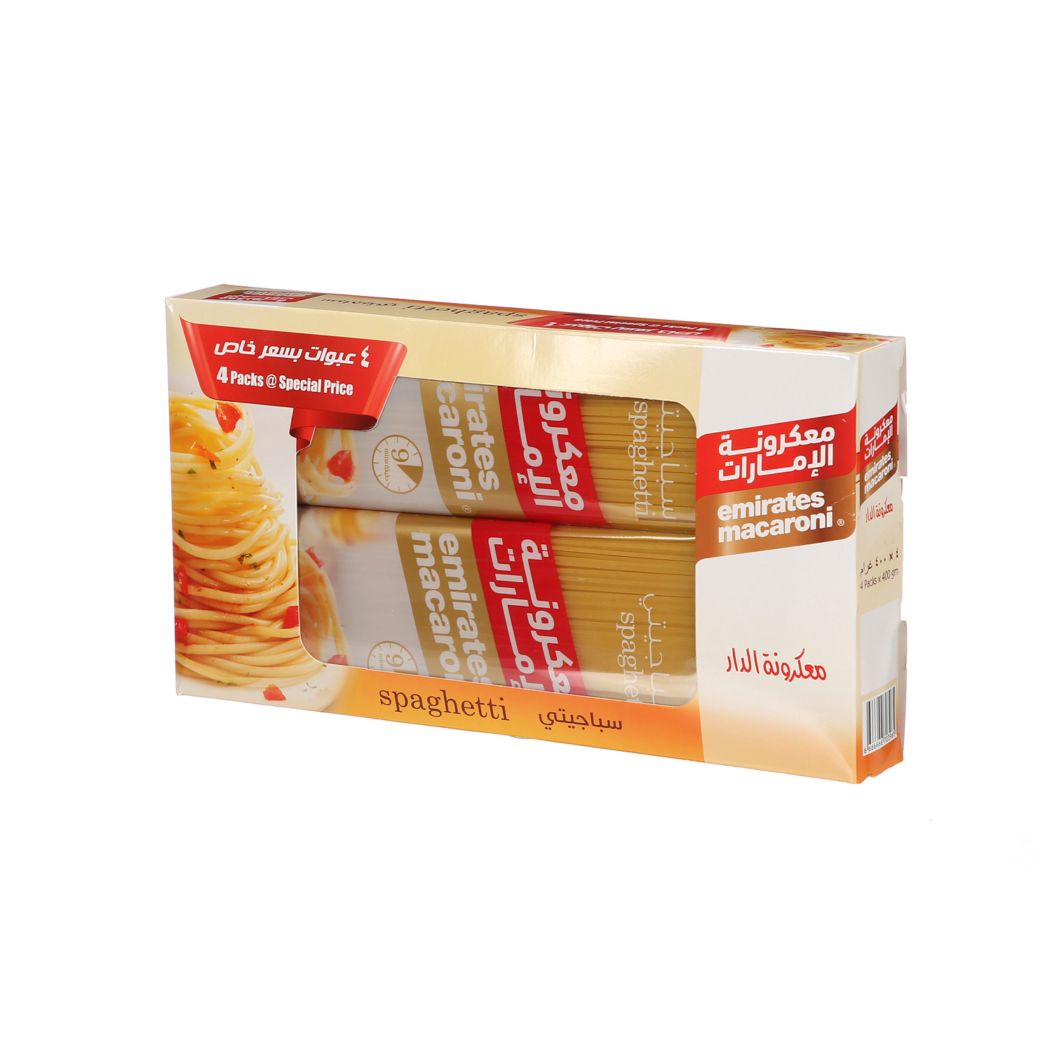 Pasta Emirates Spaghetti 4X400G