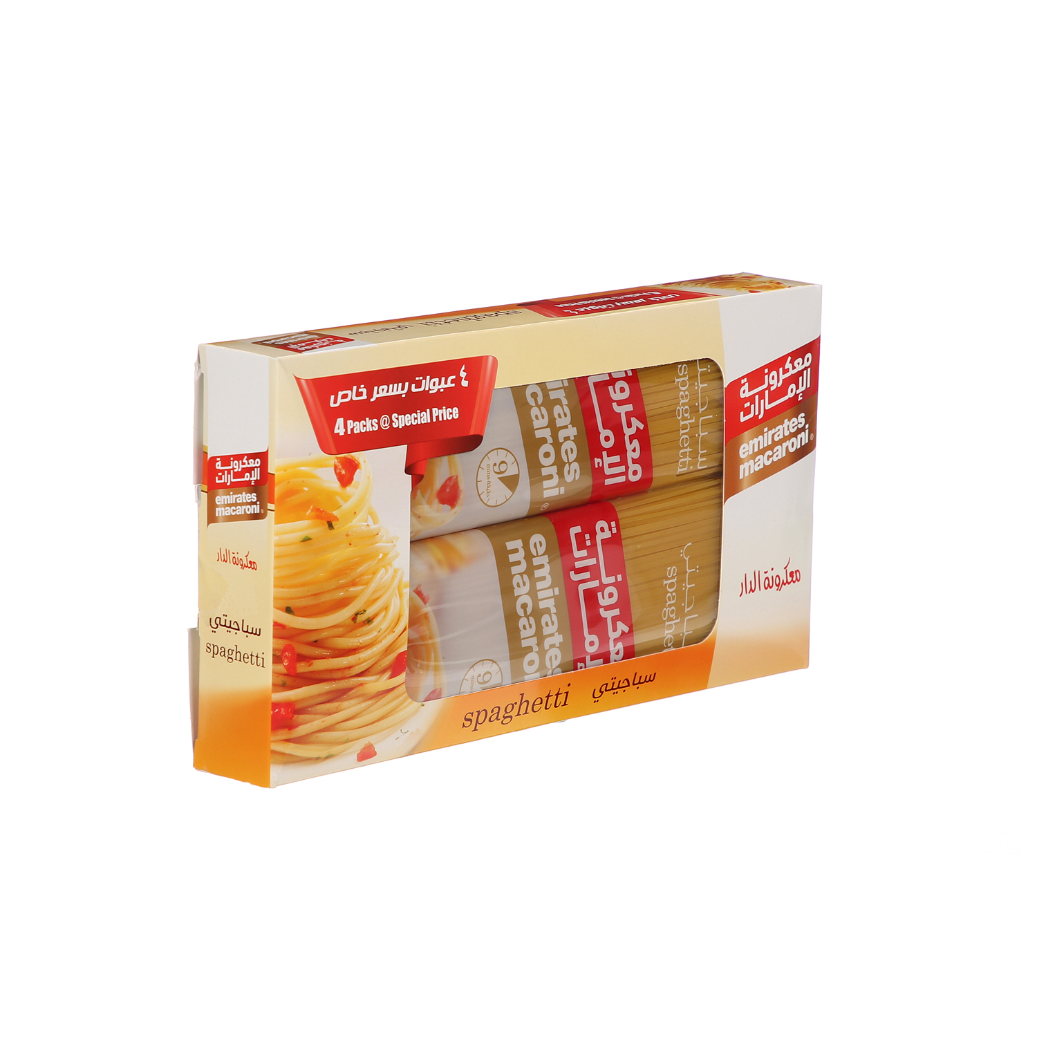 Pasta Emirates Spaghetti 4X400G