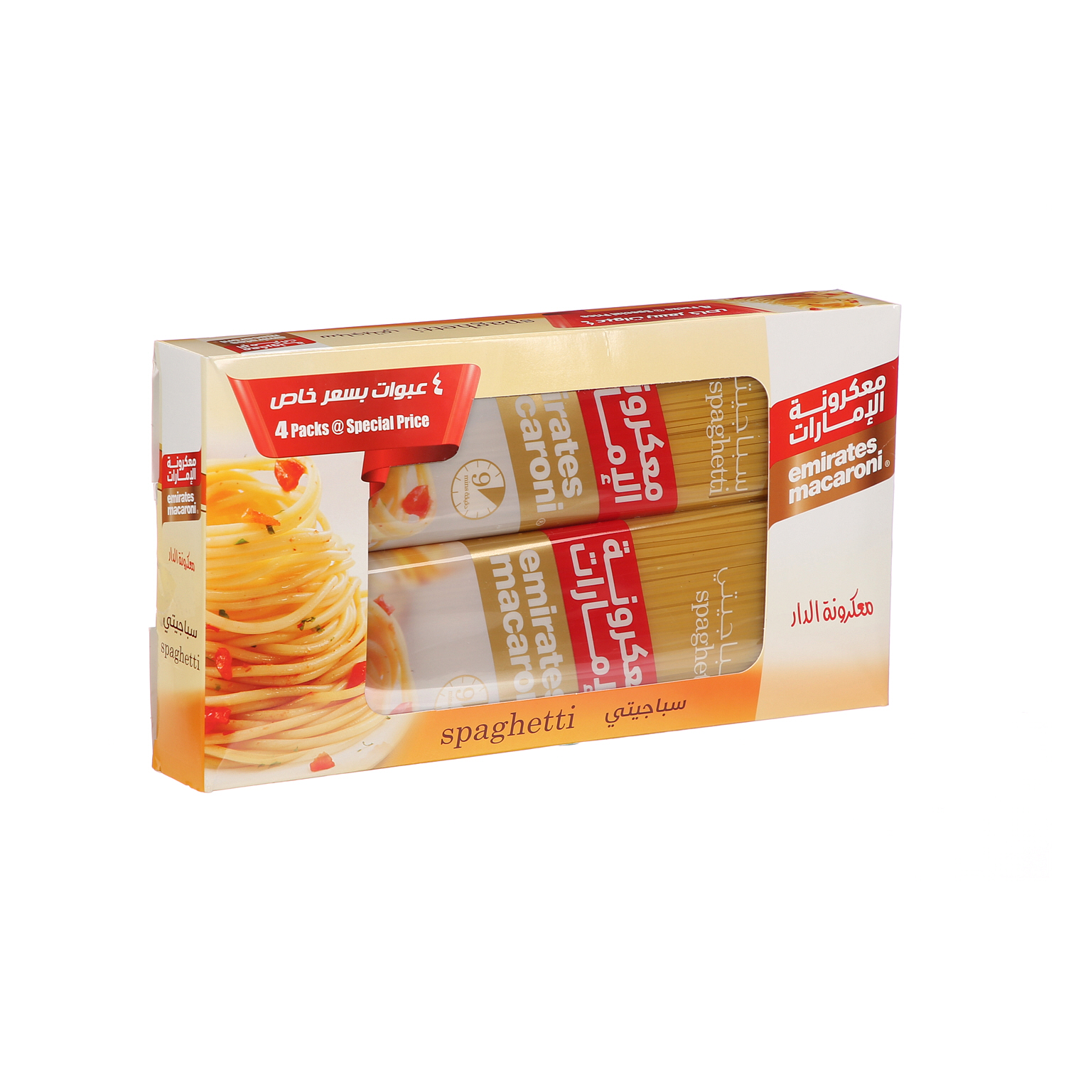 Pasta Emirates Spaghetti 4X400G