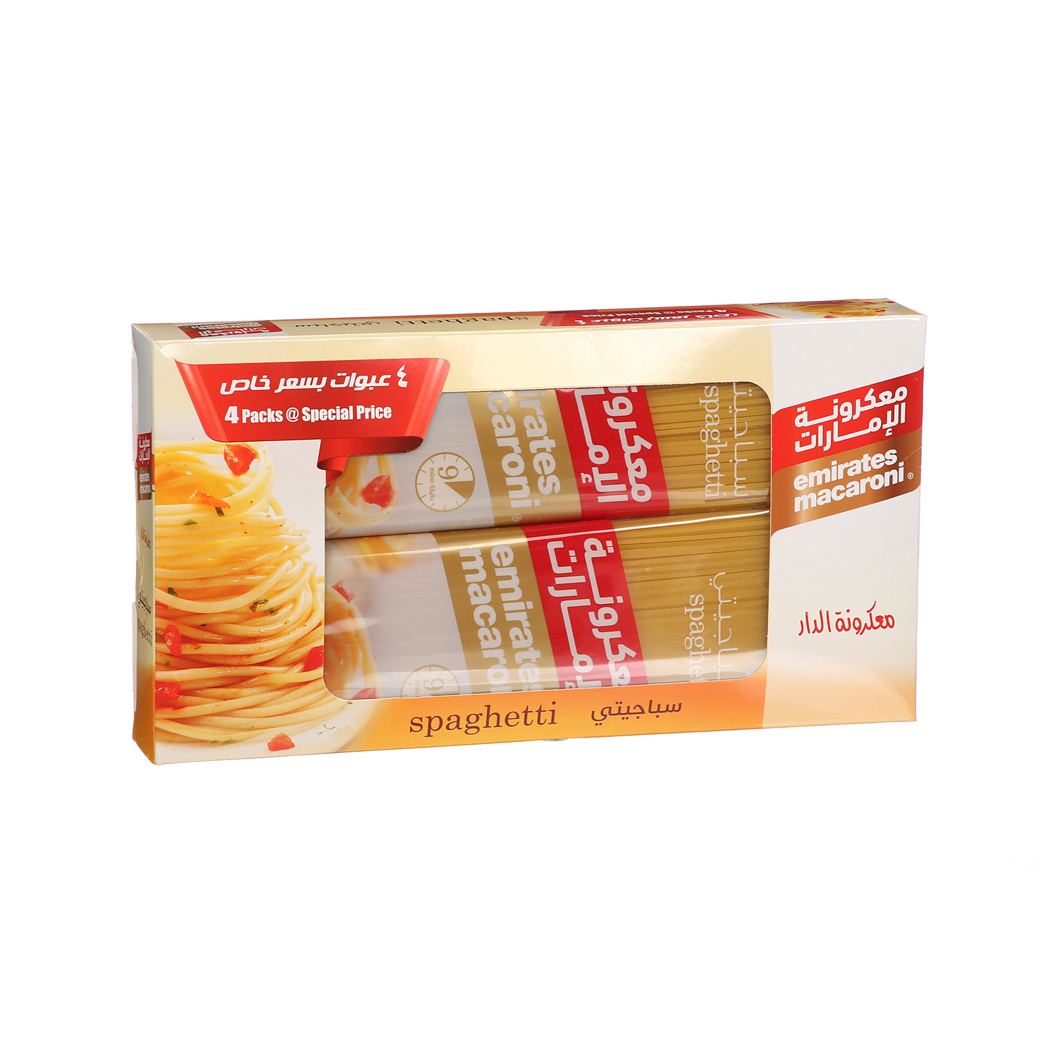 Pasta Emirates Spaghetti 4X400G