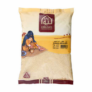 Liwa Gate Burgoul White Soft 1 Kg Liwa Gate Burgoul White Soft 1 Kg