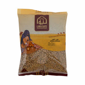 Liwa Gate Green Lentil 1 Kg Liwa Gate Green Lentil 1 Kg
