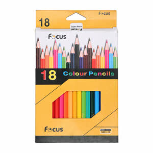 Focus 18Piece Mini Color Pencils Set Multicolour