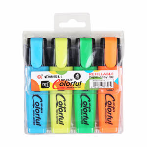 Changli Colour Highlighter Assorted 4 Pack