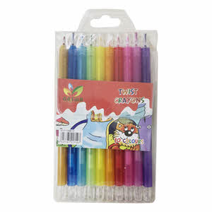 Sharjah Coop Twist Crayon 10s Pvc Bag