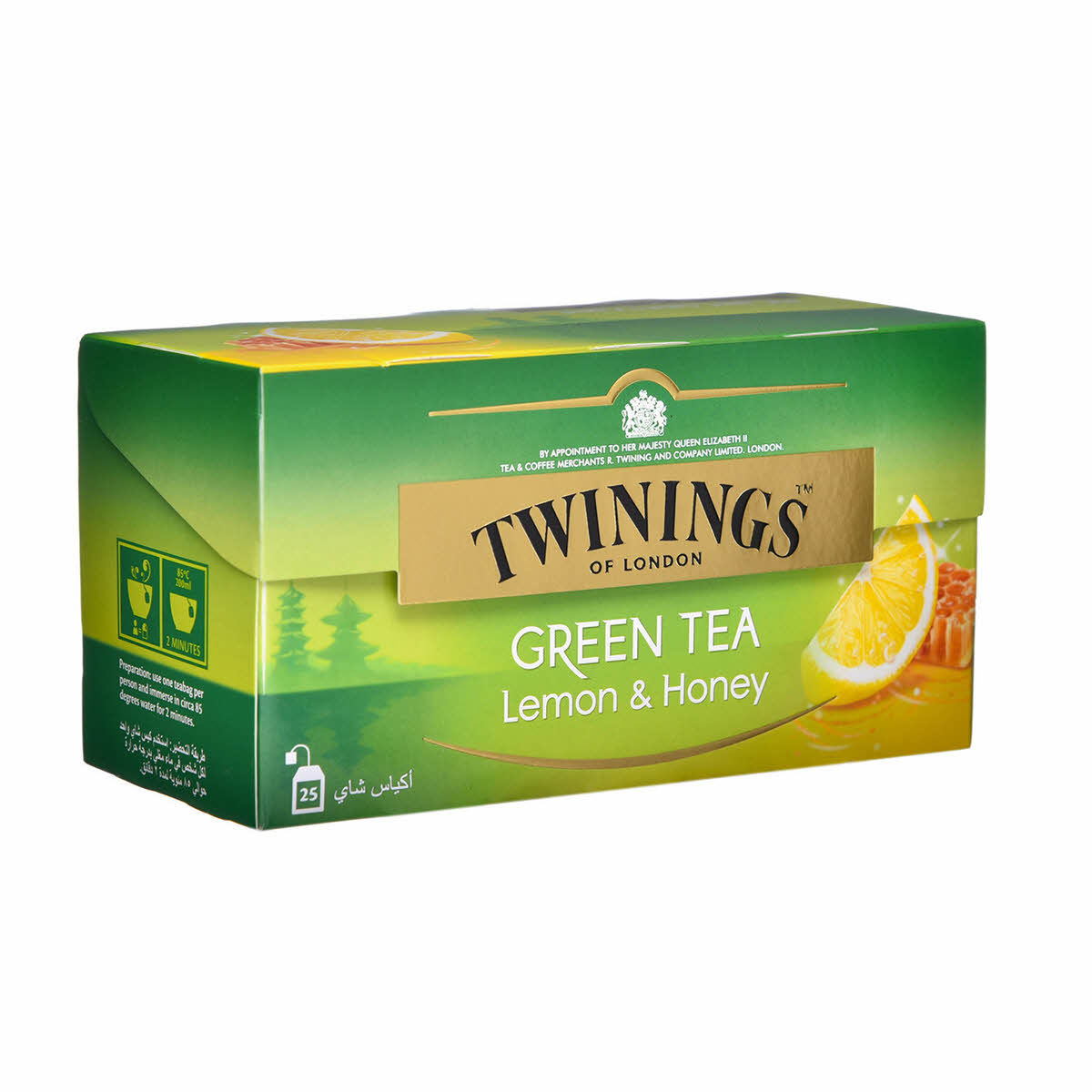 Twinings Green Tea Lemon Honey Tea Bag 25 Pack | Sharjah Co-operative ...