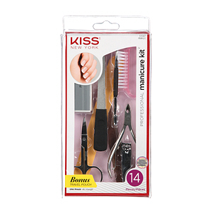 Kiss Salon Results Professional Manicure Kit Multicolour 11 Pieces