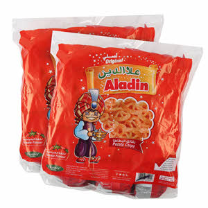 Aladin Potato Crunchies 20X15gm x 20PCS + 2