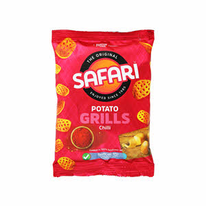 Safari Potato Grills Chilli 15 g × 16 Pack