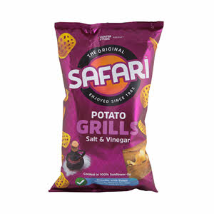 Safari Potato Grill Salt & Vinegar 125 g