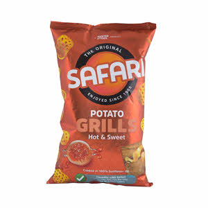Safari Potato Grill Hot & Sweet 125 g