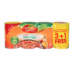 California Garden Peeld Foul Chli 3X450G