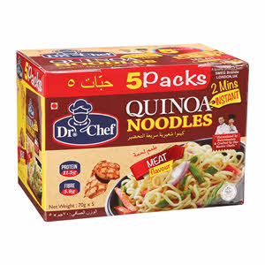 Dr.Chef Quinoa Noodles Meat Flavor 70gm × 5PCS