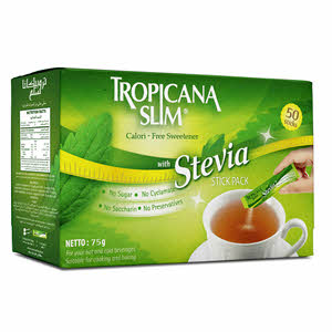 Tropicana Sweetener Stevia Diet Stick 50 Pack