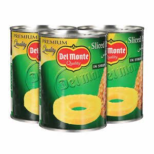 Delmonte Sliced Pineapple  Contentrated Syrup 3 x 567Gm